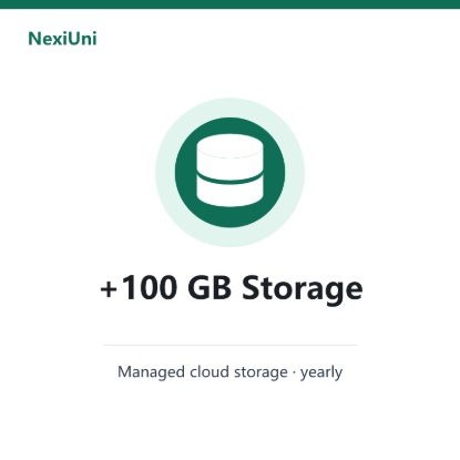Picture of Extra Storage — +100 GB