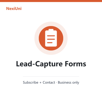 Picture of Lead-Capture Forms (Business)