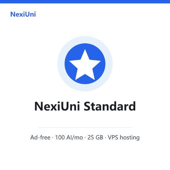 Picture of NexiUni Standard (Annual)