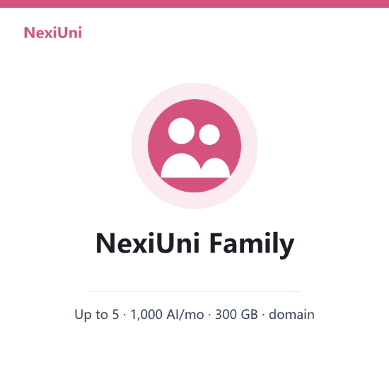 Picture of NexiUni Family (Annual)